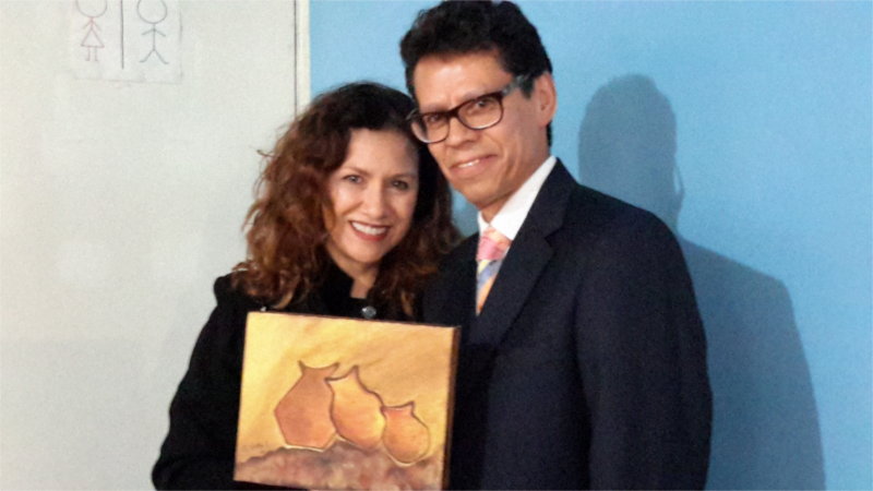 Arq. Bethy Ortíz y el Dr. Rubén Dimas