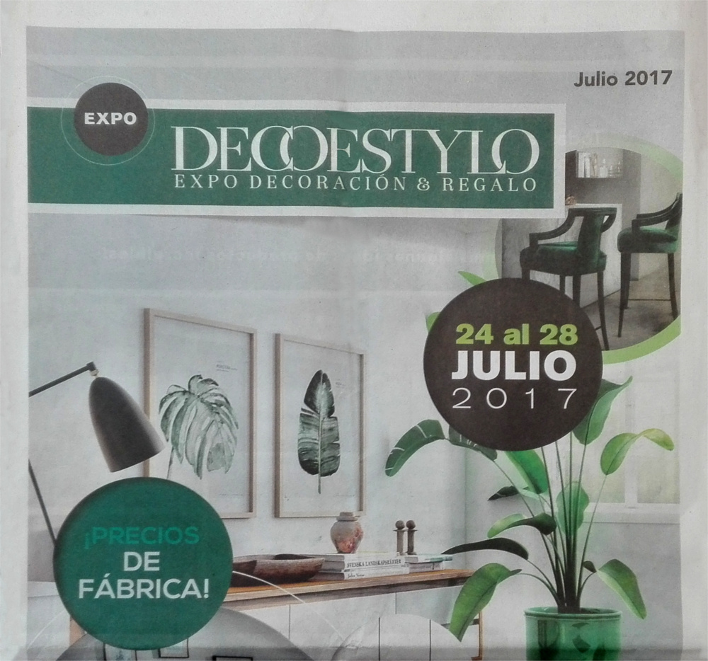 Periódico Expo Decoestylo.