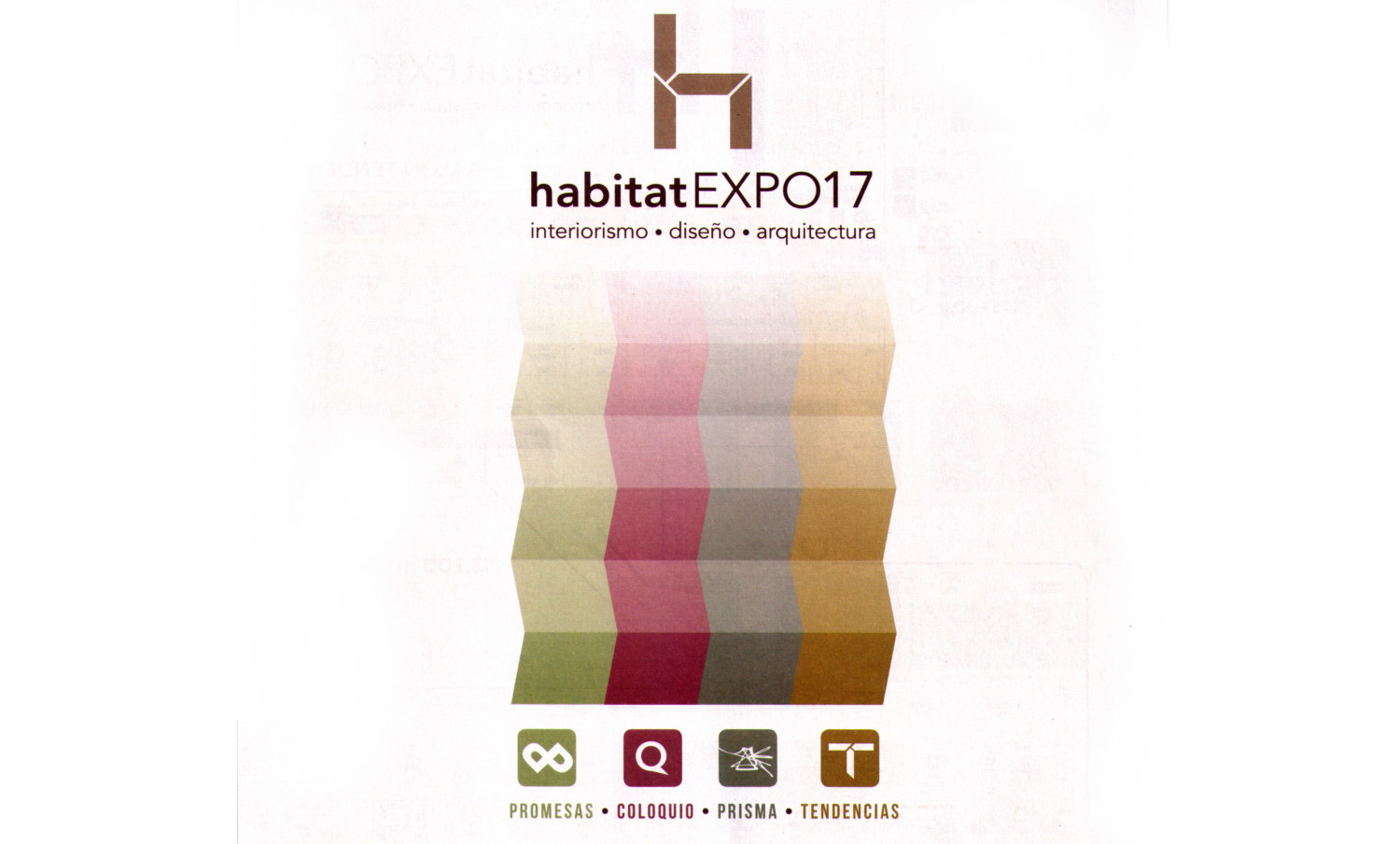 Portada del folleto Expo Habitat 2017