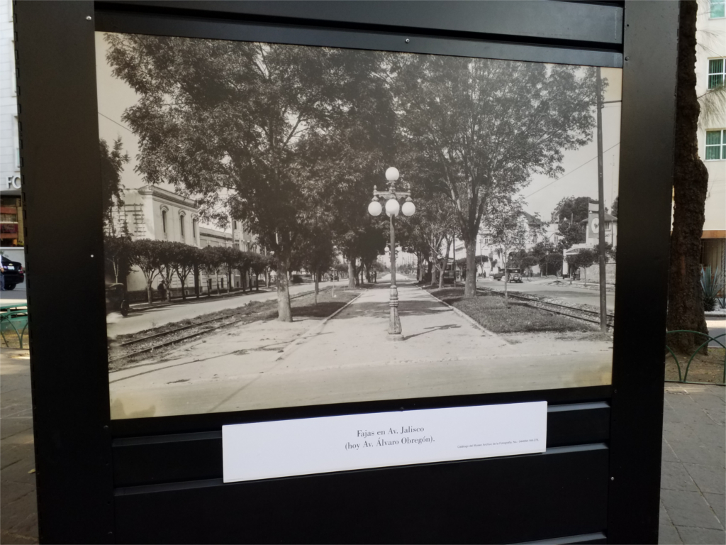 Avenida Jalisco hoy Avenida Alvaro Obregón