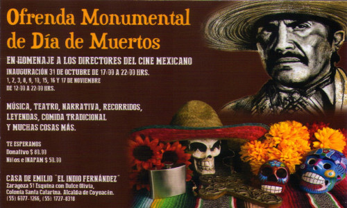 Ofrenda en Casa Indio Fernandez