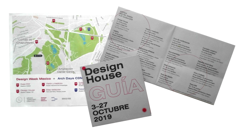 Folletos Designweek México 2019