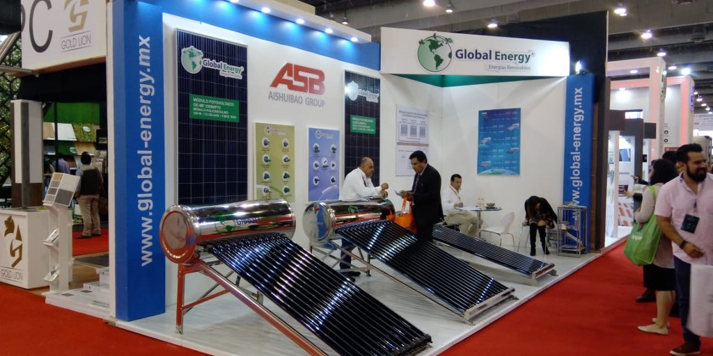 Stand de Global Energy en Expo CIHAC