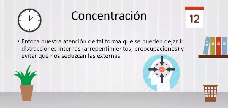 Concentrarse es enfocar la atención