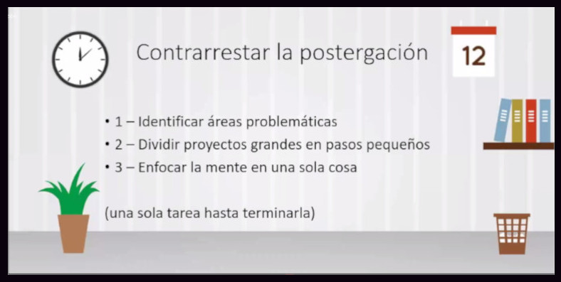 Contrarrestar la postergación