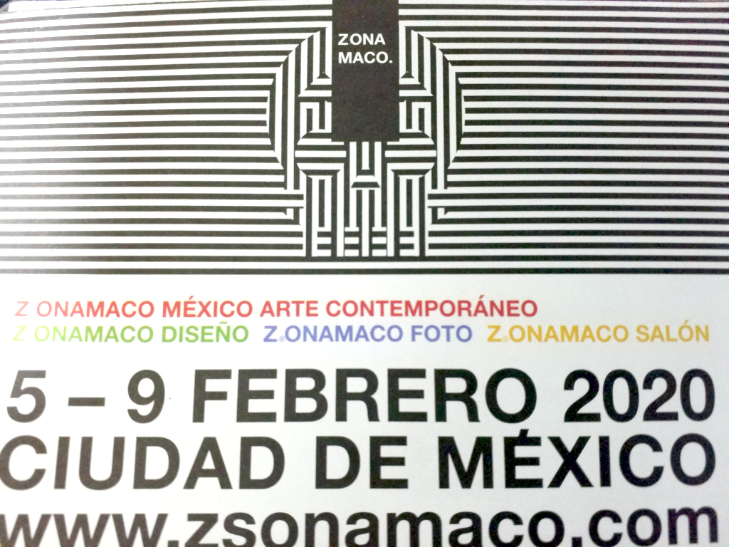 Portada del folleto ZONAMACO 2020