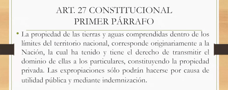 Art. 27 Constitucional