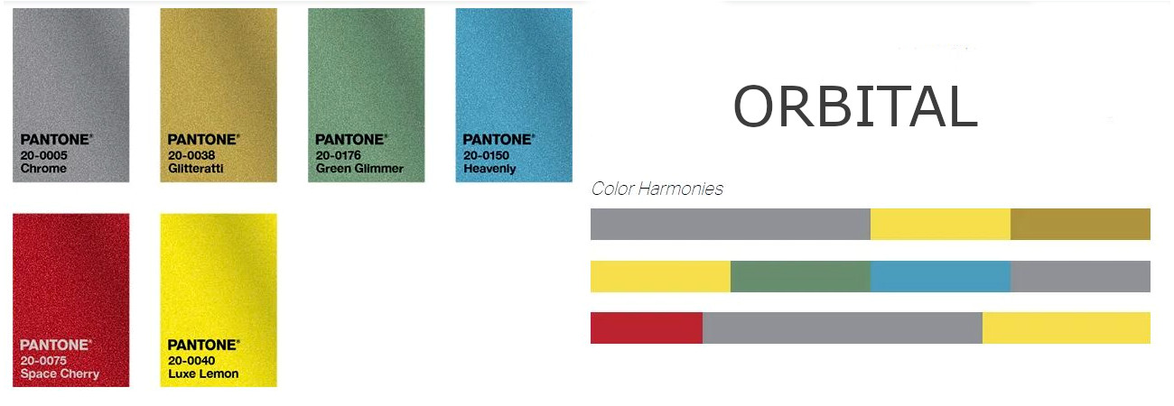 Paleta de color pantone orbital