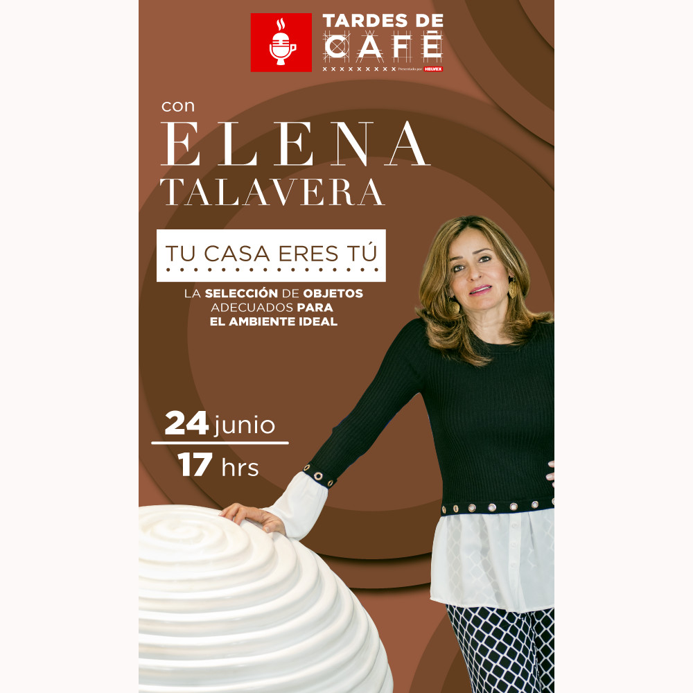 Invitación a Tarde de Café con Elena Talavera