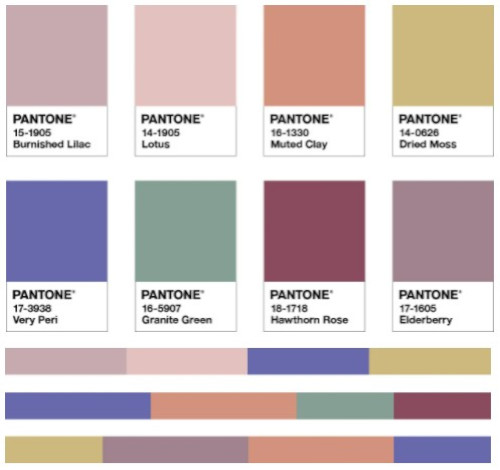 Paleta PANTONE 2022 Balancing Act