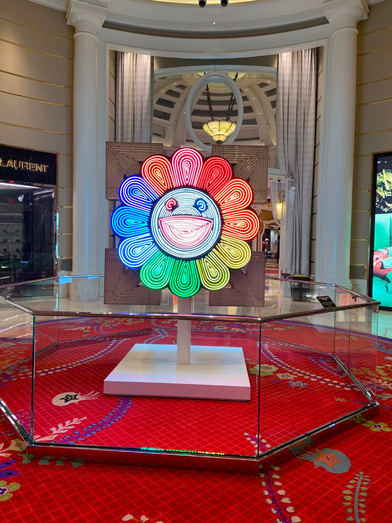 Flor en Wynn Resort de Takashi Murakami