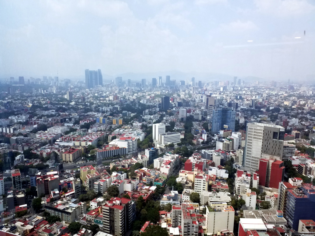 Vista de la Ciudad de México desde Cetro