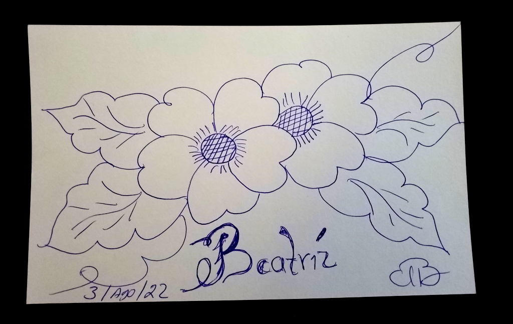 Dibujo elaborado por la Lic. Benita Hernández