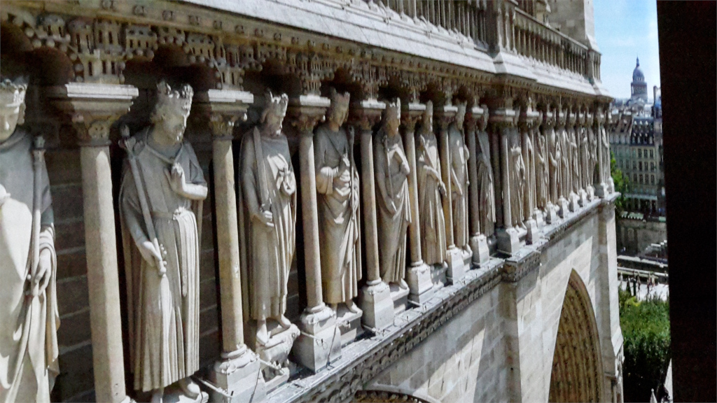 Detalles de la catedral Notre Dame