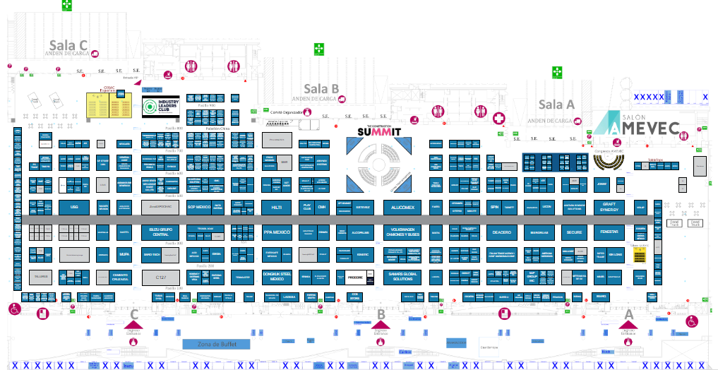 Mapa de Expo CIHAC 2023