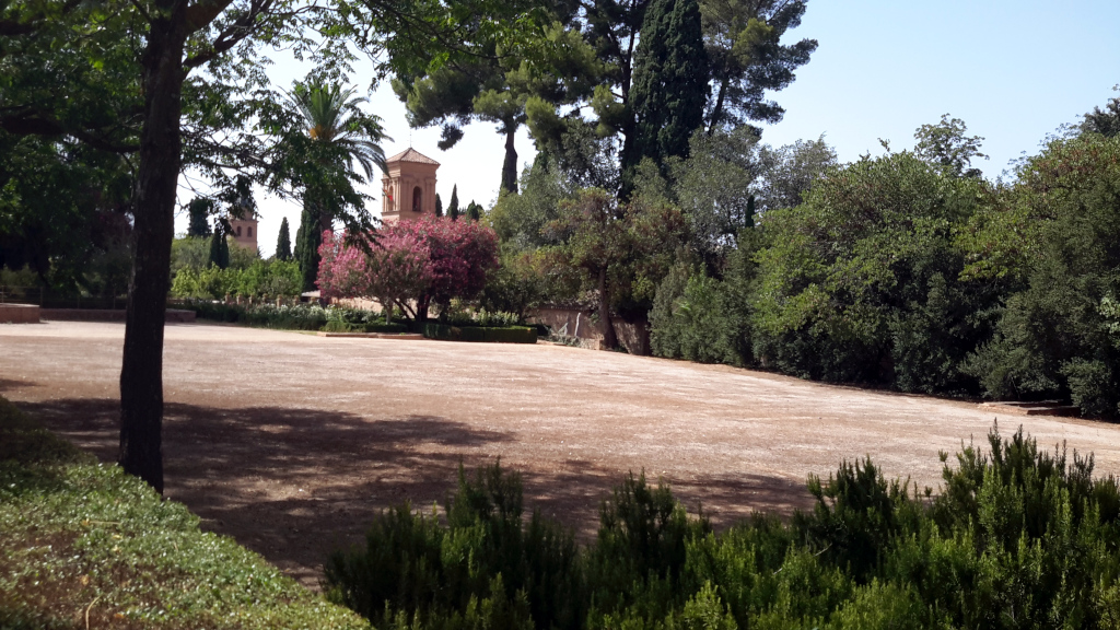 Jardines en La Alhambra