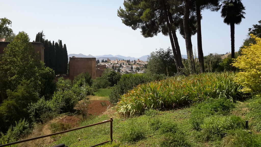 Jardines en La Alhambra