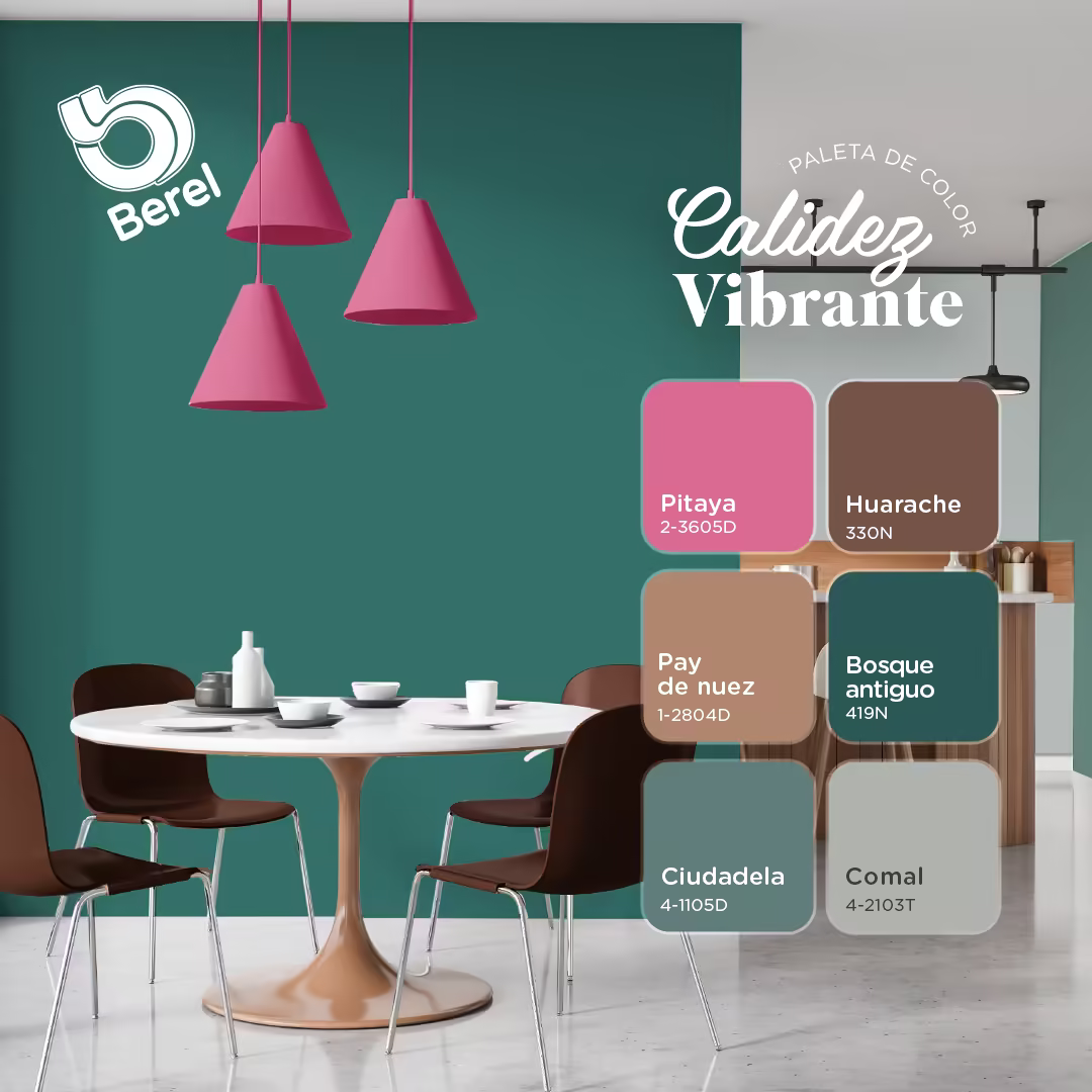 Paleta de color Calidez Vibrante Berel