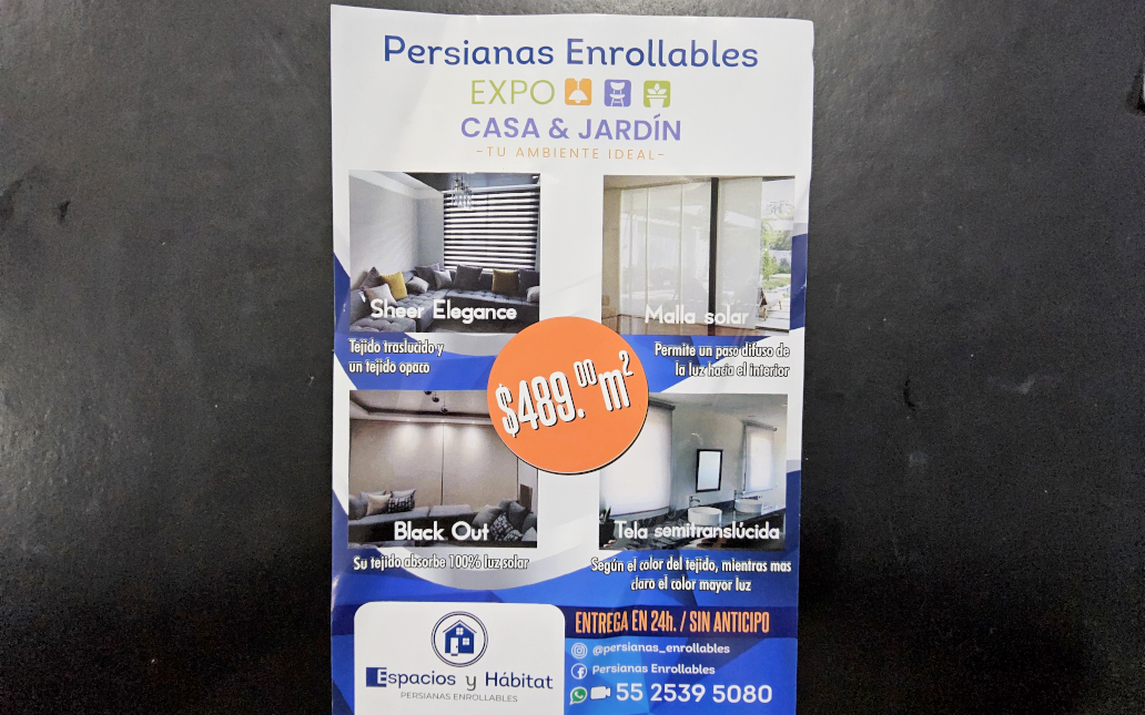 Volante de Persianas Enrrollables