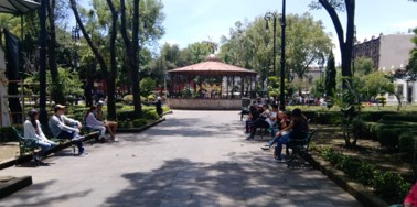 Jardin de Coyoacán. Kiosko