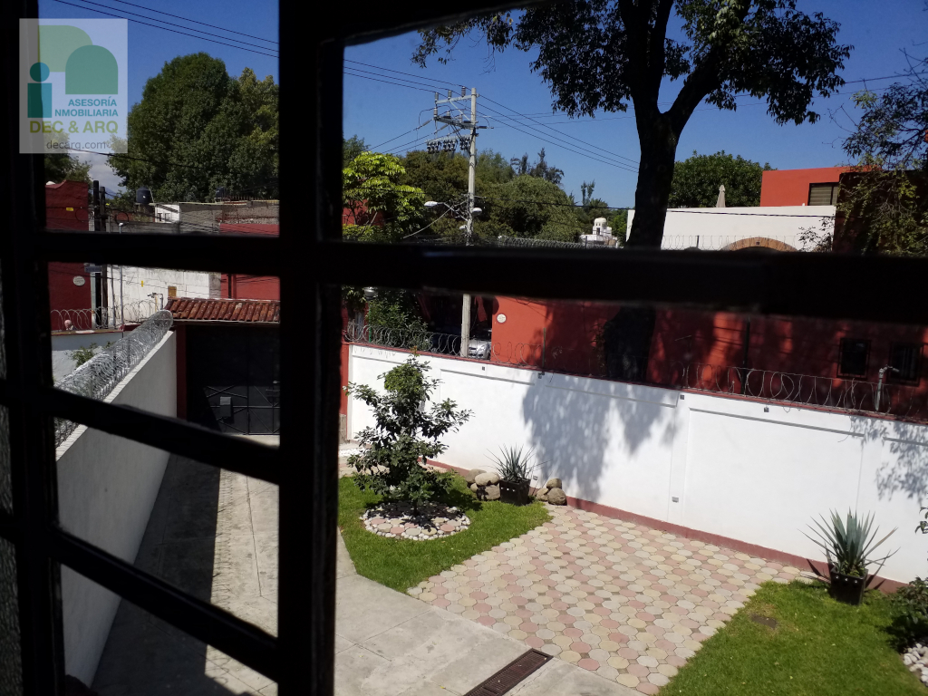 Vista del garage desde la ventana