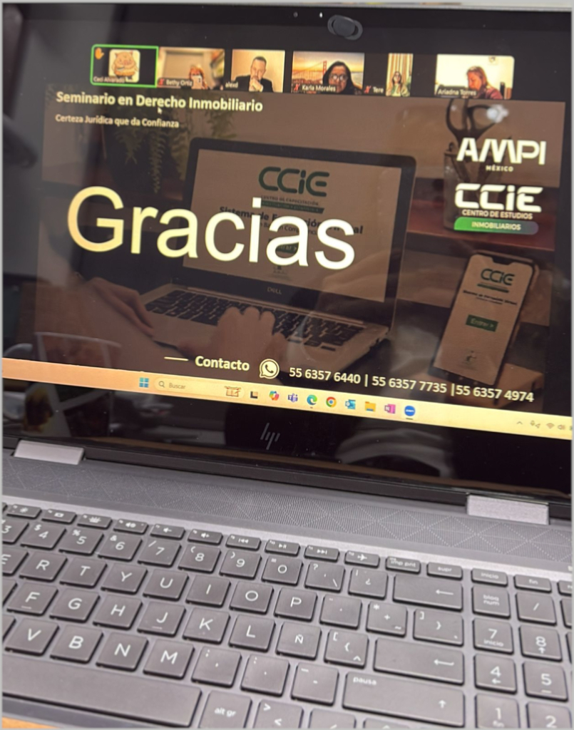 Pantalla de curso On Line